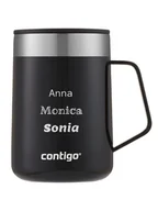 Kubki termiczne - Kubek termiczny z grawerem Contigo Streeterville 420 ml - Czarny - miniaturka - grafika 1