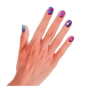 Clementoni Crazy Chic Fluo paznokcie 18113 - Zabawy w naśladowanie dorosłych - miniaturka - grafika 4