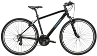 Rowery - Rower crossowy męski KROSS EVADO 2.0 M 28" M (19") CZARNY NIEBIESKI - miniaturka - grafika 1