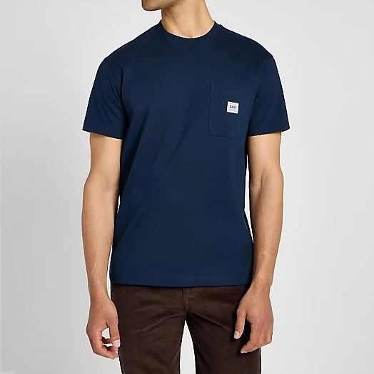 t-shirt uomo lee 112355605 inky blue