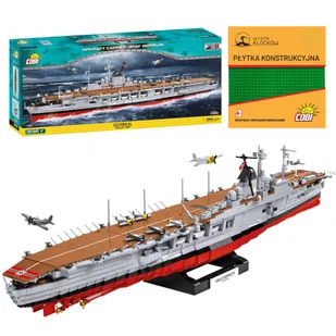 KLOCKI COBI 4826  Aircraft Carrier Graf Zeppelin  LOTNISKOWIEC STATEK 3136 EL - Klocki - miniaturka - grafika 1