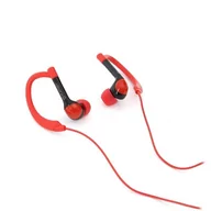 Słuchawki - Platinet In-Ear Earphones + Mic Sport Pm1072 Red [42939] - miniaturka - grafika 1