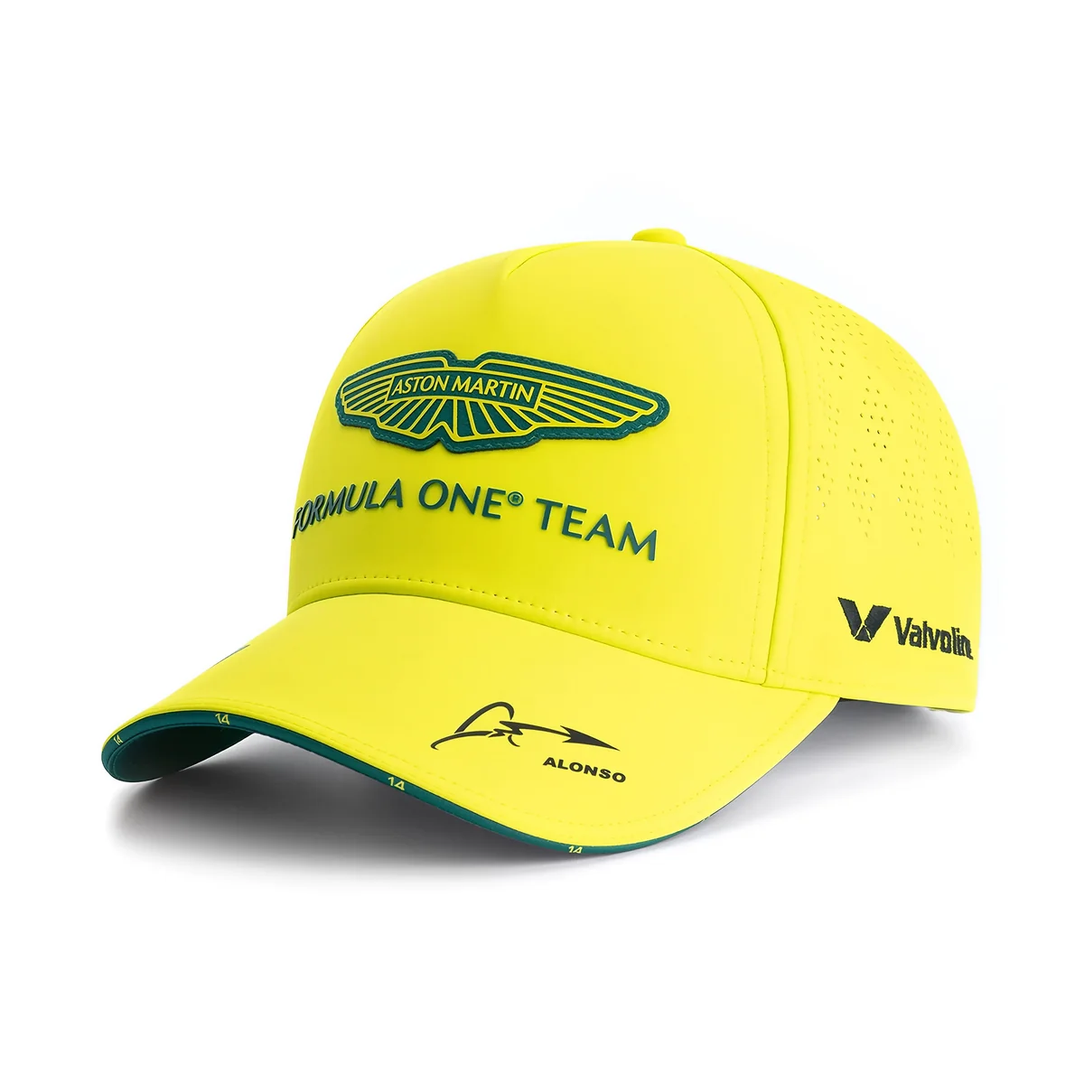 Czapka Aston Martin F1 Fernando Alonso 14 Driver Cap 2025 Żółta