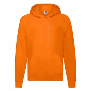 Lekka Bluza Męska Z Kapturem Lightweight Hooded Sweat Pomarańczowy r. 2XL - Bluzy męskie - miniaturka - grafika 1