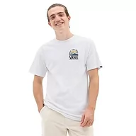 Koszulki męskie - Vans T-shirt męski z bokiem, biały, S - miniaturka - grafika 1