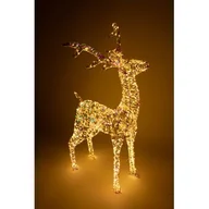 Ozdoby bożonarodzeniowe - Figura renifer stojący 74 LED ciepły biały 80 cm - miniaturka - grafika 1