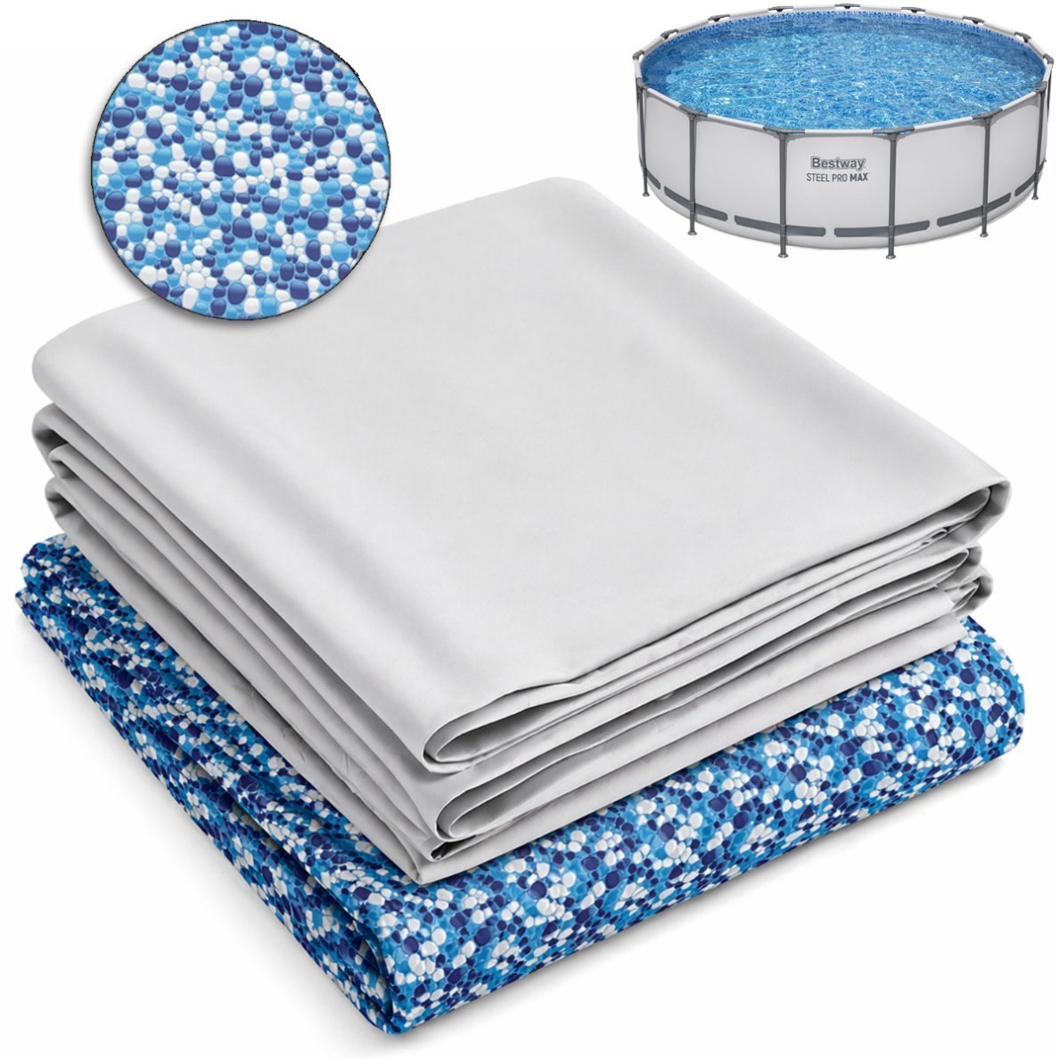 Bestway niecka wkład wewnętrzny basenowy poszycie do basenu  56438 457x122