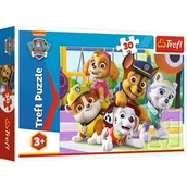 Puzzle - Trefl Puzzle 30 Psi Patrol zawsze na czas - miniaturka - grafika 1