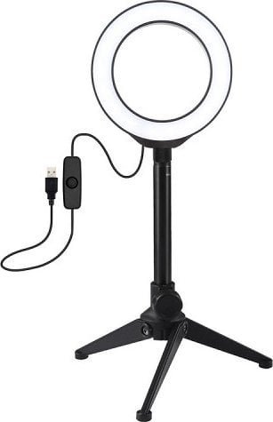 Lampa pierścieniowa Puluz Ring LED lamp 12cm, with tripod table st