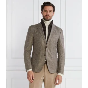 Joop! Marynarka 2w1 Hecton | Slim Fit | z dodatkiem wełny - Marynarki męskie - miniaturka - grafika 1