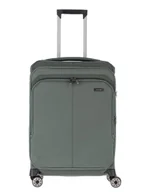 Walizki - Walizka średnia poszerzana Travelite Priima - olive - miniaturka - grafika 1