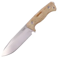 Noże - Nóż LionSteel Natural Canvas Micarta, Satin CPM 3V by Molletta (T6 3V CVN) - miniaturka - grafika 1