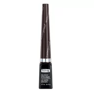 Cienie do powiek - IsaDora Glossy Eyeliner Waterproof liner w pędzelku 3.7 ml 42 Dark Brown - miniaturka - grafika 1