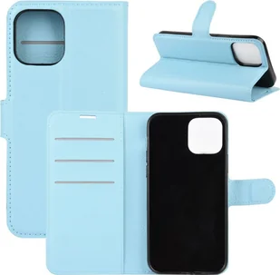 Etui König Design kompatybilne z etui na telefon komórkowy Apple iPhone 12 Pro Max ze skóry syntetycznej - Niebieskie etui na telefon komórkowy - Etui i futerały do telefonów - miniaturka - grafika 1