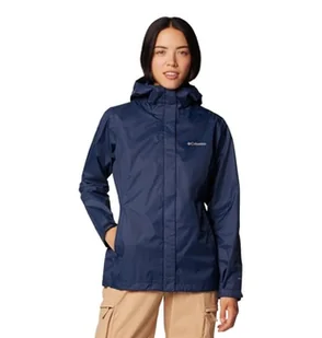 Columbia Damska kurtka Arcadia 2, wodoodporna kurtka przeciwdeszczowa, Collegiate Navy, S - Kurtki damskie - miniaturka - grafika 1