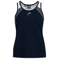 Koszulki sportowe damskie - Dziewczęca koszulka Head  Club 22 Tank Top Girls Dark Blue 140 cm - miniaturka - grafika 1