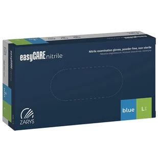EasyCare Nitrile, rękawice nitrylowe, niejałowe, bezpudrowe, rozmiar L, 100 sztuk - Rękawiczki jednorazowe - miniaturka - grafika 1