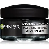 Kremy do twarzy - Garnier Pure Active lekki krem matujący AHA + BHA + Węgiel 50ml - miniaturka - grafika 1