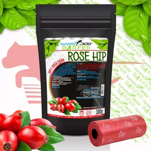 Game Dog GameDog Barfer Dzika Róża 300g Rose Hip - Suplementy i witaminy dla psów - miniaturka - grafika 1