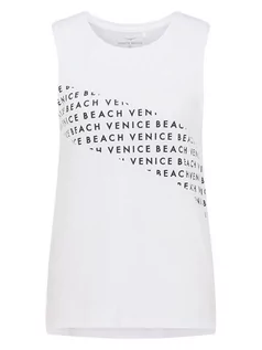 Koszulki sportowe damskie - Venice Beach Top sportowy w kolorze białym - grafika 1