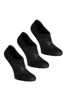Skarpety damskie Under Armour Breathe Lite Ultra Low 3 Pack – black - Skarpetki i podkolanówki sportowe - miniaturka - grafika 1