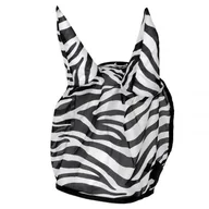 Akcesoria jeździeckie - Moskitiera dla konia i kuca START Zebra z uszami - miniaturka - grafika 1