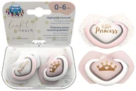 Smoczki uspokajające - CANPOL SMOCZEK SYMETRYCZNY ROYAL BABY 0-6m - miniaturka - grafika 1