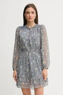 Sukienki - Pepe Jeans sukienka kolor niebieski mini rozkloszowana PL9537690 - miniaturka - grafika 1