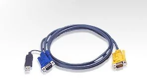 Aten KVM Kabel KVM 2L-5202UP 1,8m SPKVABBWK090 [7765029] - Przełączniki KVM - miniaturka - grafika 1