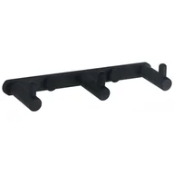 Wieszaki łazienkowe - Mexen potrójny haczyk na ręcznik, czarny - miniaturka - grafika 1