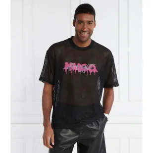 HUGO T-shirt | Regular Fit - Koszulki męskie - miniaturka - grafika 1
