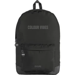 DOHE, Plecak szkolny unisex dla dzieci, czarny, średni, Czarny (Black), M - Plecaki szkolne i tornistry - miniaturka - grafika 1
