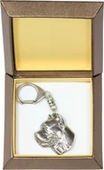 Plecaki - Cane Corso Italiano - posrebrzany brelok do kluczy z psem w pudełku prezentowym, ozdoba torebki, zawieszka do plecaka marki Art-Dog - miniaturka - grafika 1