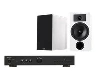 Zestawy stereo - Rotel A11 MkII (czarny) + Tesi 3 (biały) - miniaturka - grafika 1
