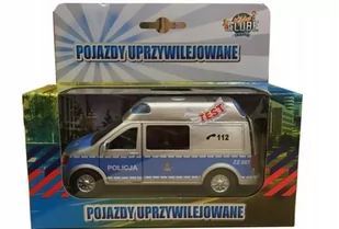 Hipo HKG Policja van z dźw 14cm w pud - Samochody i pojazdy dla dzieci - miniaturka - grafika 1