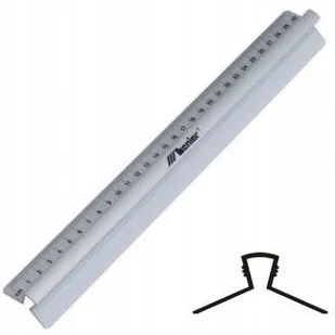 Leniar LINIJKA ALUMINIOWA Z UCHWYTEM 50CM. - Linijki, ekierki - miniaturka - grafika 2