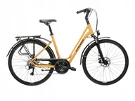 Rowery - Rower miejski KROSS SENTIO 3.0 rozmiar XS Żółty - miniaturka - grafika 1