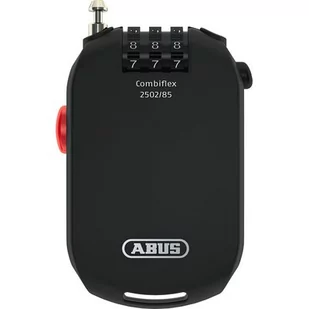 Abus Combi Flex Pro 2502 zapięcie do kabli, Black, 85 cm 725005 - Zabezpieczenia do roweru - miniaturka - grafika 1