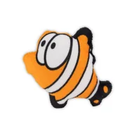 Zabawki dla kotów - Zabawka, dla kota, pomarańczowo-biała ryba, pluszowa, 9, 5 cm - miniaturka - grafika 1