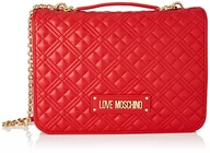 Torebki damskie - Love Moschino Damska torba na ramię Borsa A Spalla, czerwony - jeden rozmiar - miniaturka - grafika 1