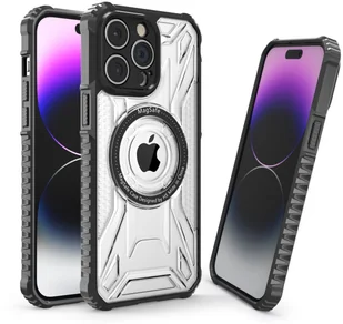 Etui Magsafe Magnetyczne MagMat do iPhone 14 Pro, przezroczyste - Etui i futerały do telefonów - miniaturka - grafika 1