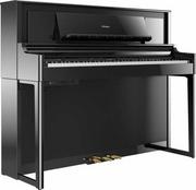 Instrumenty klawiszowe - Roland LX 706 PE pianino cyfrowe kolor czarny połysk - miniaturka - grafika 1