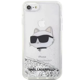 Karl Lagerfeld KLHCI8LNCHCS iPhone 7/8/ SE 2020/2022 srebrny/silver hardcase Glitter Choupette Head - Etui i futerały do telefonów - miniaturka - grafika 3