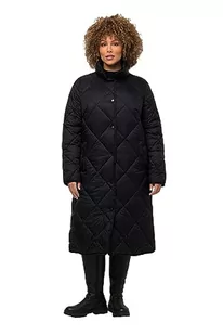 Ulla Popken Hyprar płaszcz damski, czarny, 50/52/Duże rozmiary - Płaszcze damskie - miniaturka - grafika 1