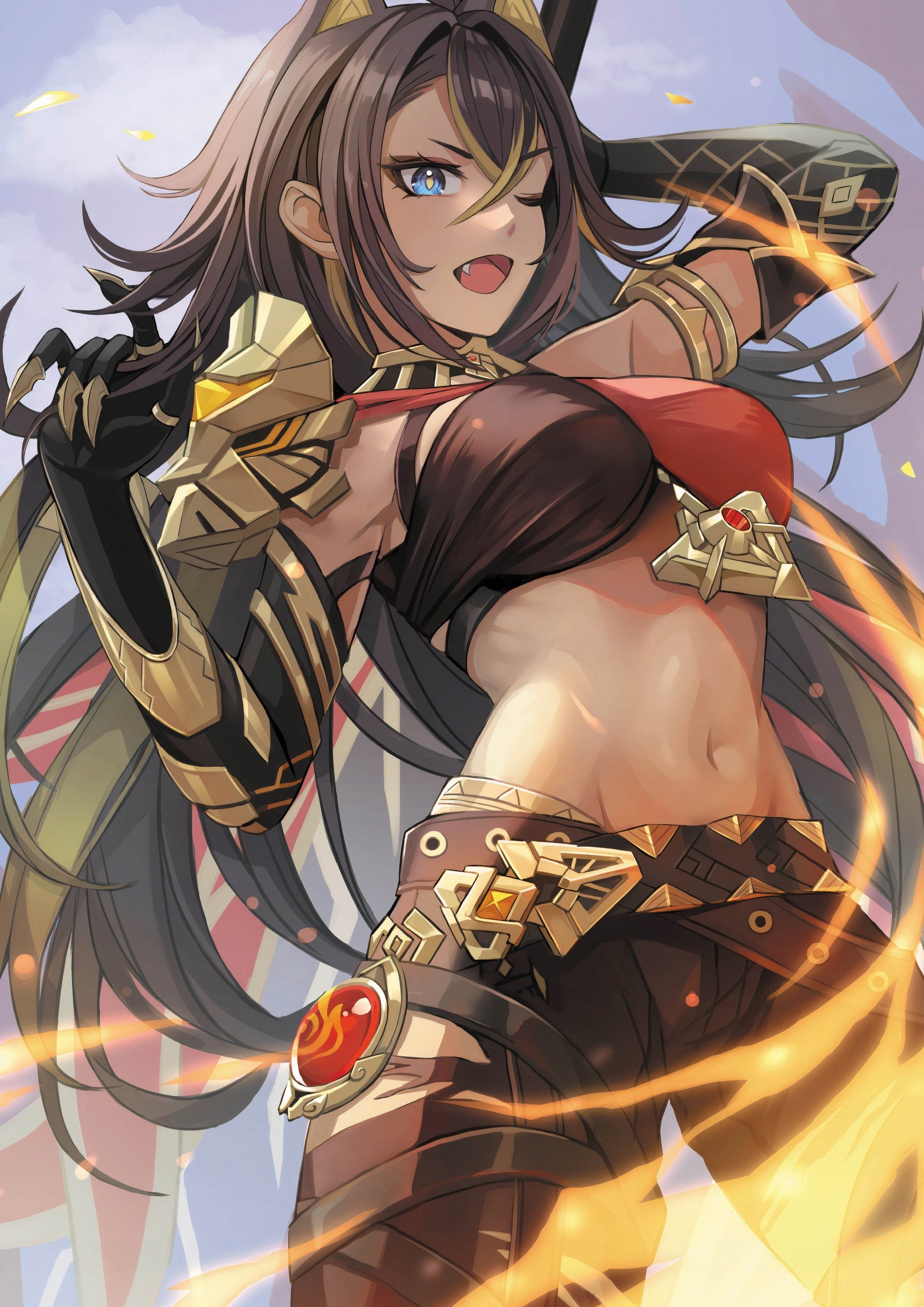 Plakat A1 Genshin Impact Anime Gra Dehya