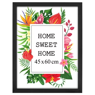 Ramka na zdjęcia 45x60 cm, drewniana w kolorze czarnym - Ramki na zdjęcia - miniaturka - grafika 1