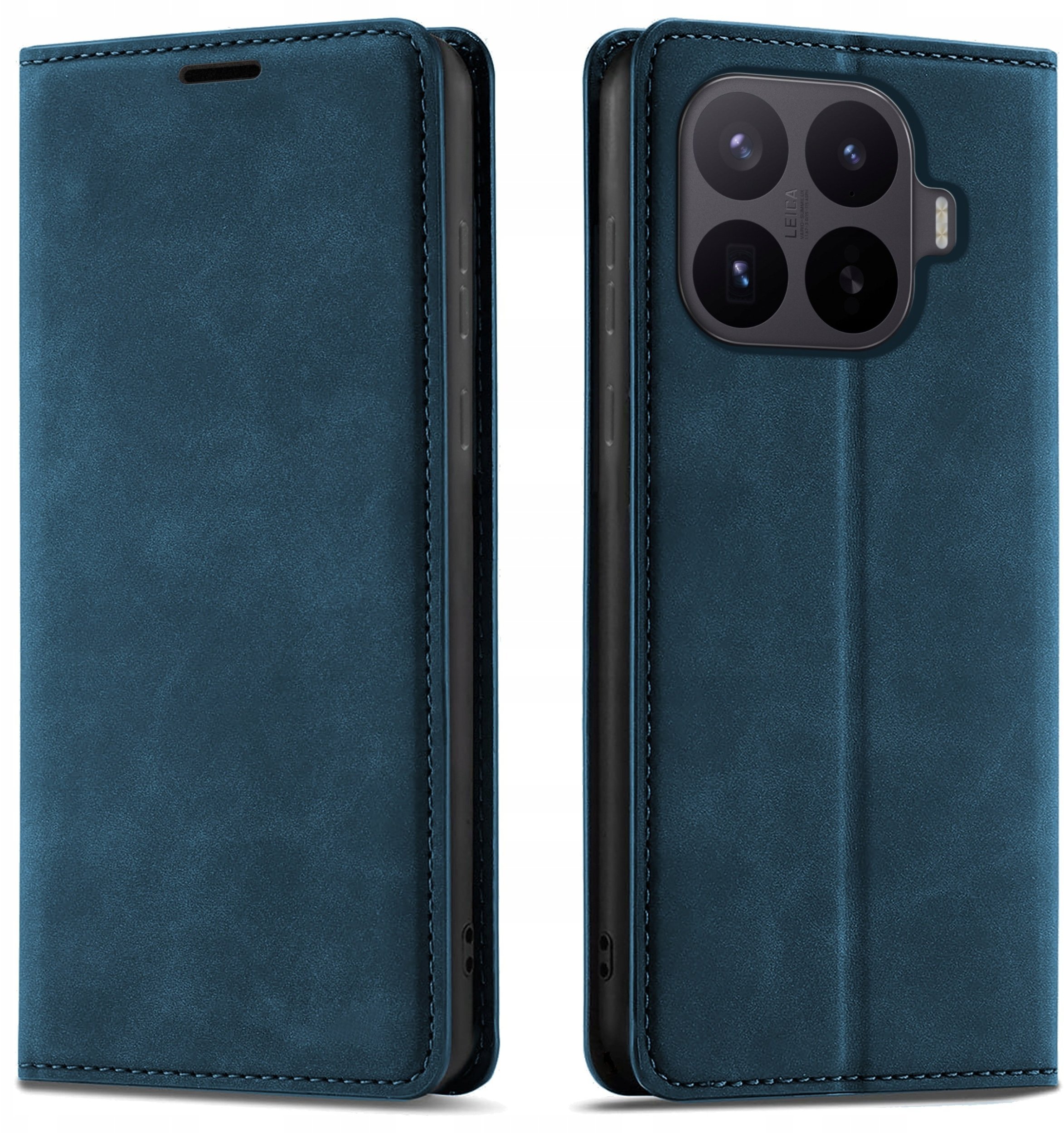 krainaGSM Etui Z Klapką Do Xiaomi 17T Pro Zamykane Magnetyczne Skórzane + Szkło 9H