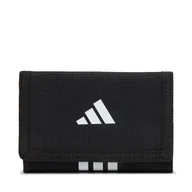 Portfele - Portfel adidas JZ7087 Czarny - miniaturka - grafika 1