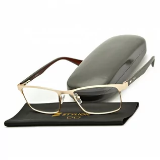 Okulary korekcyjne, oprawki, szkła - Plusy +1.75 Męskie okulary do czytania korekcyjne ST330A - grafika 1
