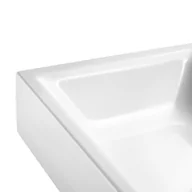 Umywalki - Kaldewei Puro Umywalka wisząca 55x30 cm prawa bez otworu na baterię biała 901206433001 - odbiór osobisty: Kraków, Warszawa - miniaturka - grafika 1